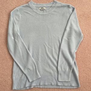 Croft and Barrow petite medium light blue sweater